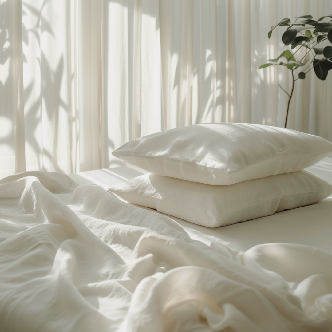 Natural European Linen Sheet Set - Cream