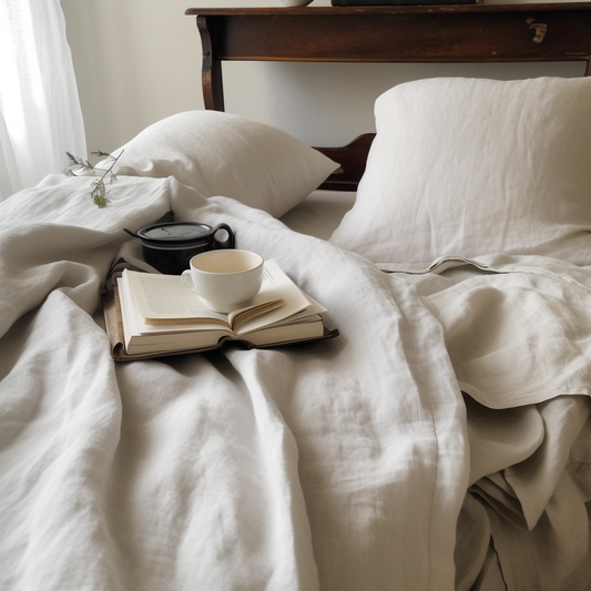 The Ultimate Guide to Pure Linen Bed Sheets: Comfort, Care, and Longevity.